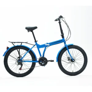 StowAway 12-Speed 24" Folding Bike (Blue)