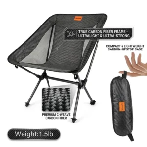 Msnaile Ultralight Carbon Fiber Camping Chair